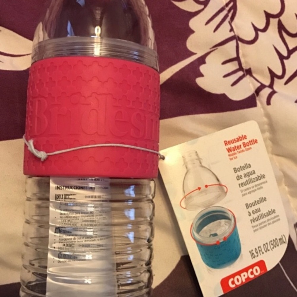 Bridesmaid Clear Reusable Waterbottle